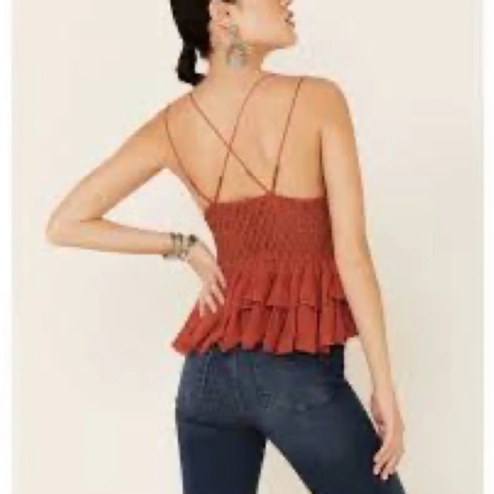 Free People Adella Cami in Copper